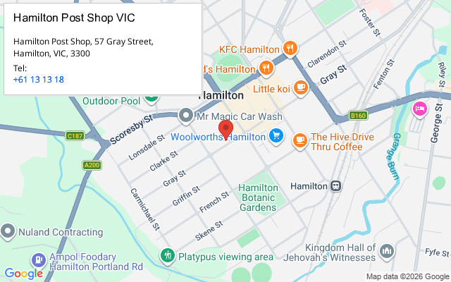 Hamilton Post Shop VIC