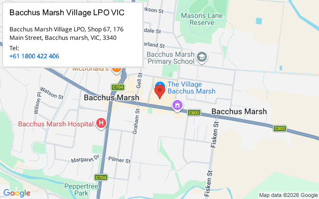 Bacchus Marsh Village LPO VIC