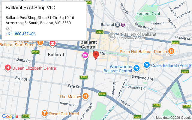Ballarat Post Shop VIC