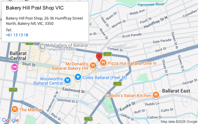 Bakery Hill Post Shop VIC