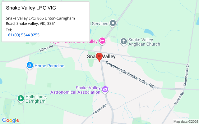 Snake Valley LPO VIC