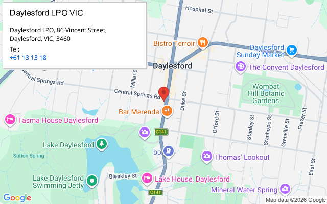Daylesford LPO VIC