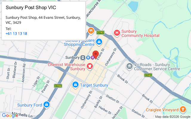 Sunbury Post Shop VIC