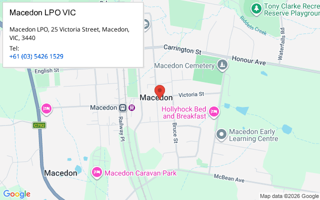 Macedon LPO VIC