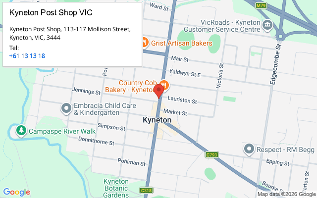 Kyneton Post Shop VIC