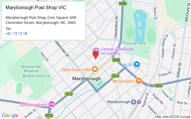 Maryborough Post Shop VIC