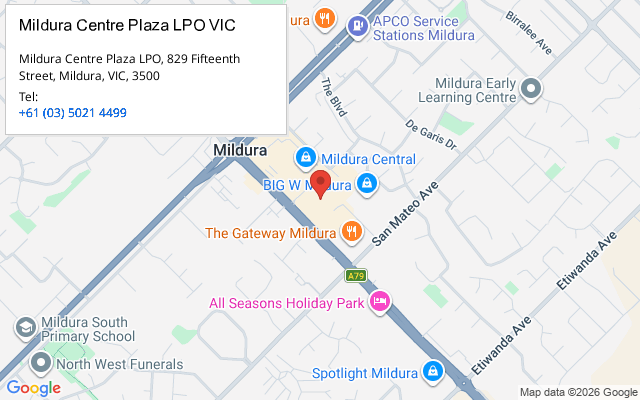 Mildura Centre Plaza LPO VIC