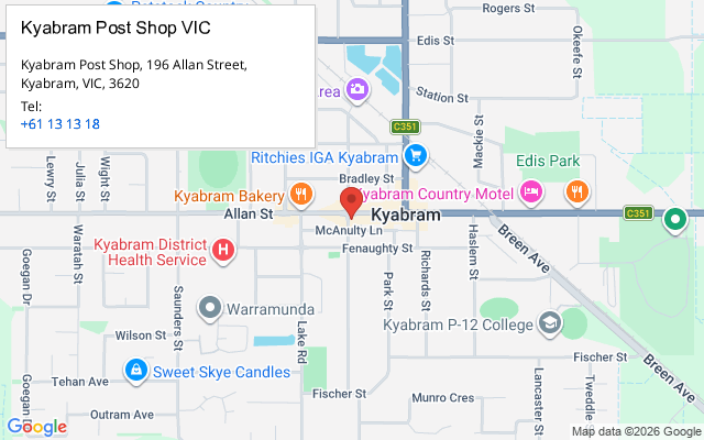 Kyabram Post Shop VIC
