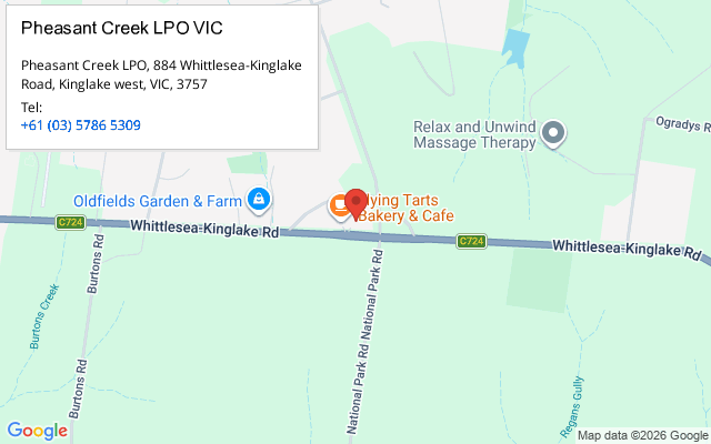 Pheasant Creek LPO VIC