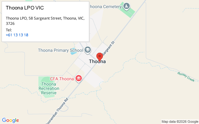 Thoona LPO VIC