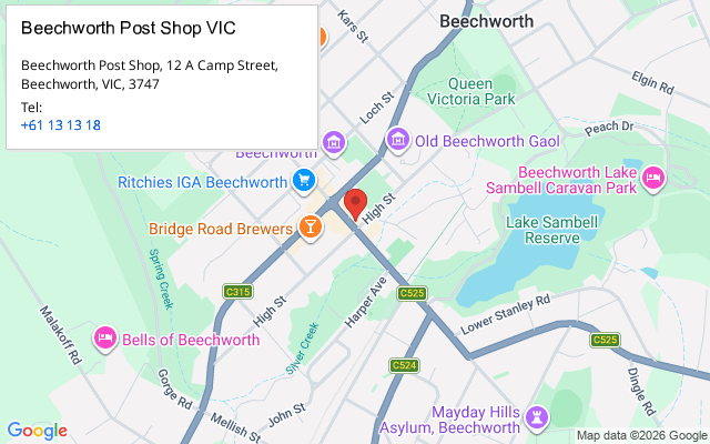 Beechworth Post Shop VIC