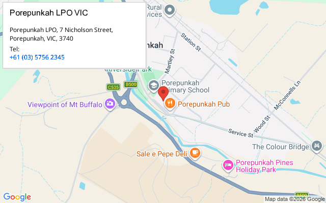 Porepunkah LPO VIC