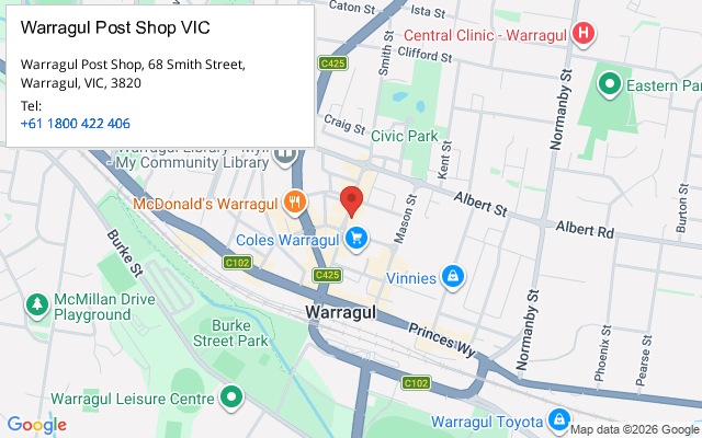 Warragul Post Shop VIC