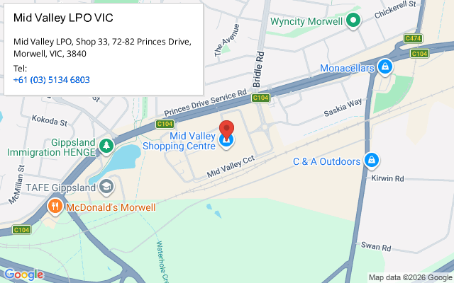 Mid Valley LPO VIC