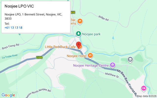 Noojee LPO VIC