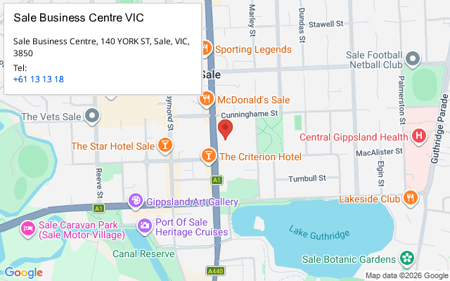 Sale Business Centre VIC