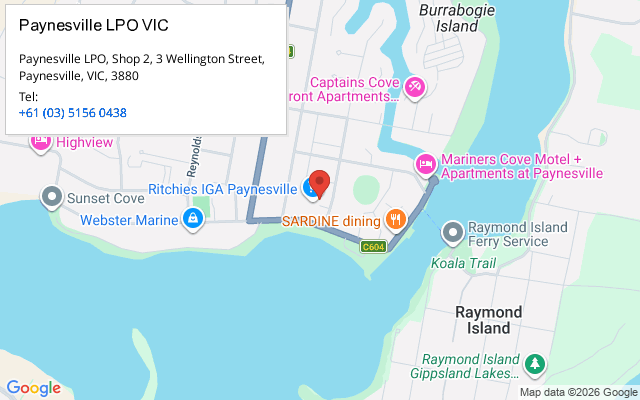 Paynesville LPO VIC