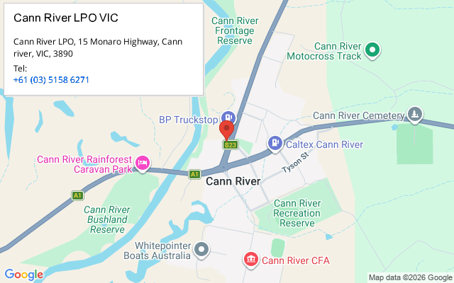 Cann River LPO VIC
