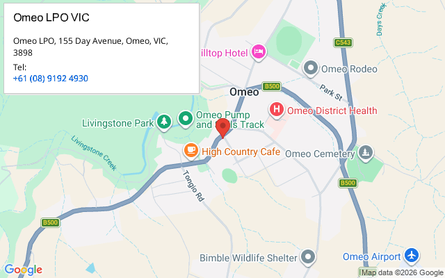 Omeo LPO VIC