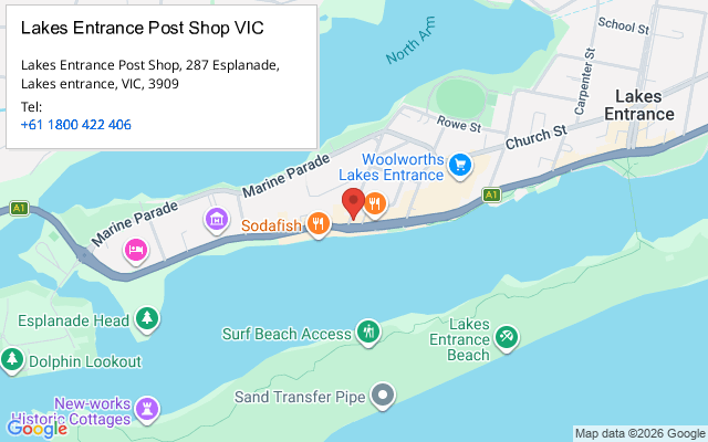 Lakes Entrance Post Shop VIC