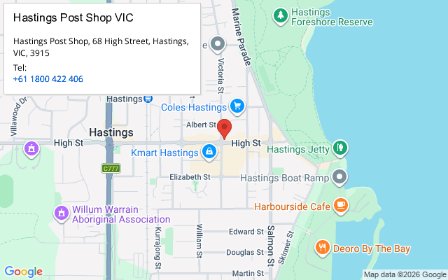 Hastings Post Shop VIC