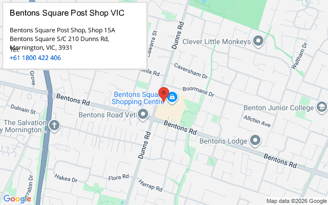 Bentons Square Post Shop VIC