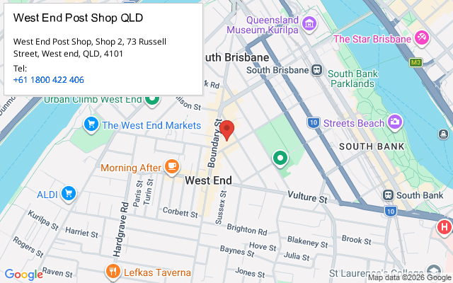 West End Post Shop QLD