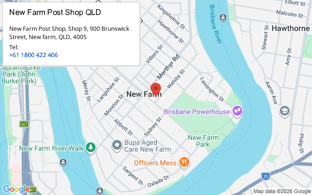 New Farm Post Shop QLD