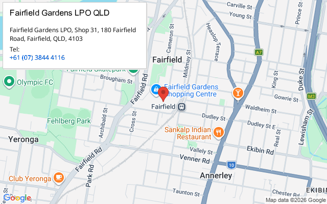 Fairfield Gardens LPO QLD