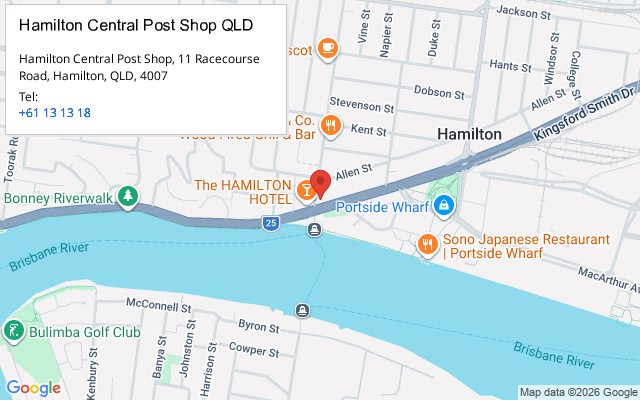 Hamilton Central Post Shop QLD