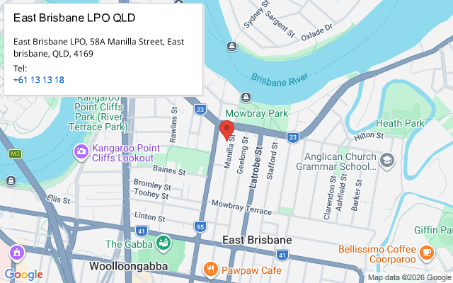 East Brisbane LPO QLD