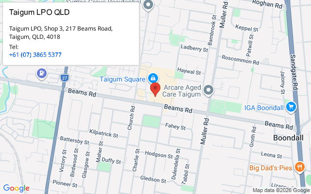 Taigum LPO QLD