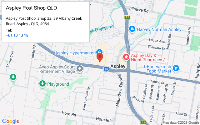 Aspley Post Shop QLD