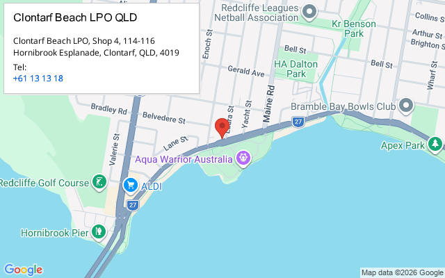 Clontarf Beach LPO QLD