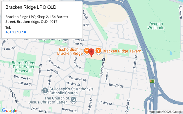 Bracken Ridge LPO QLD