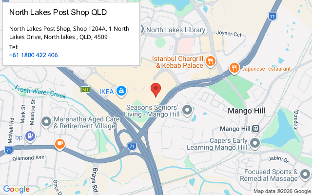 North Lakes Post Shop QLD