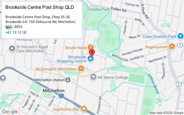 Brookside Centre Post Shop QLD