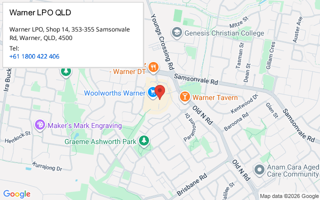 Warner LPO QLD