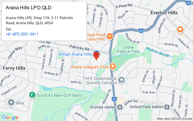 Arana Hills LPO QLD