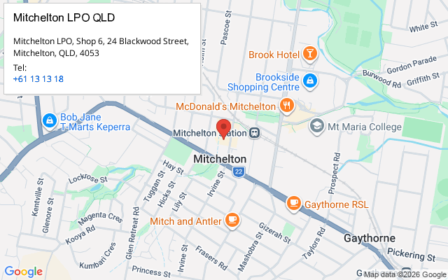 Mitchelton LPO QLD