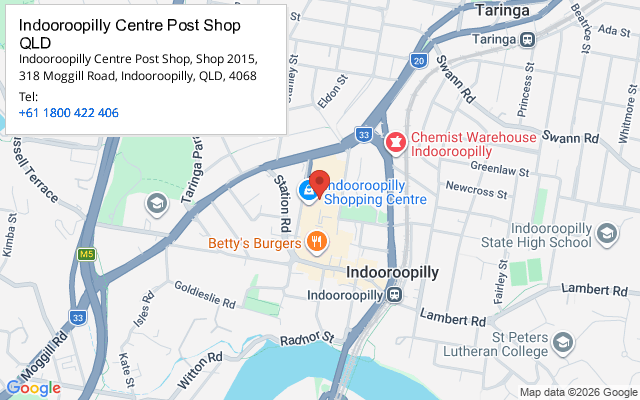 Indooroopilly Centre Post Shop QLD