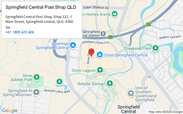 Springfield Central Post Shop QLD