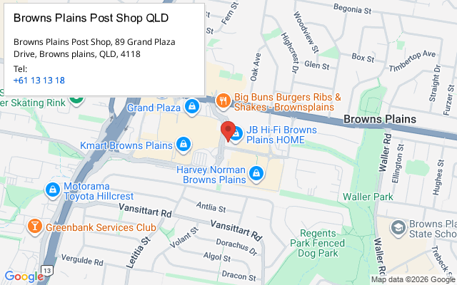 Browns Plains Post Shop QLD