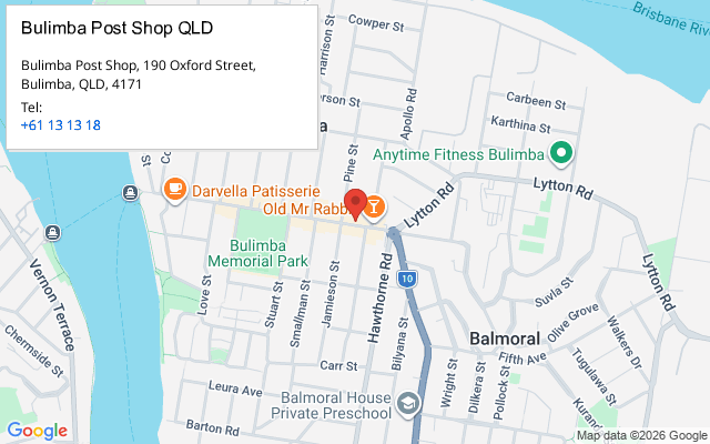 Bulimba Post Shop QLD