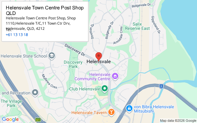 Helensvale Town Centre Post Shop QLD