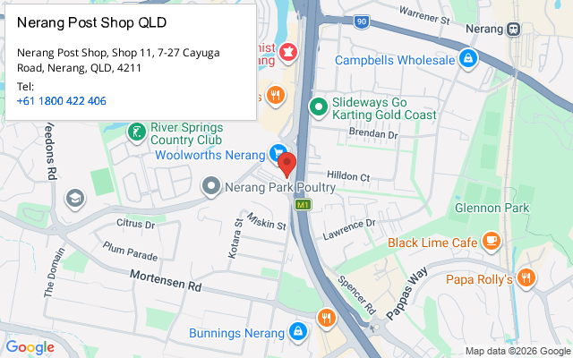Nerang Post Shop QLD