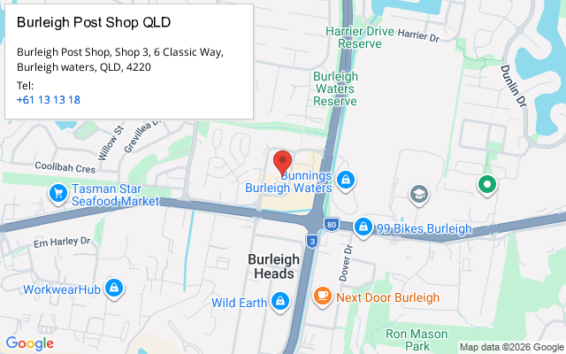 Burleigh Post Shop QLD