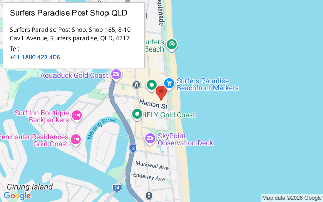 Surfers Paradise Post Shop QLD