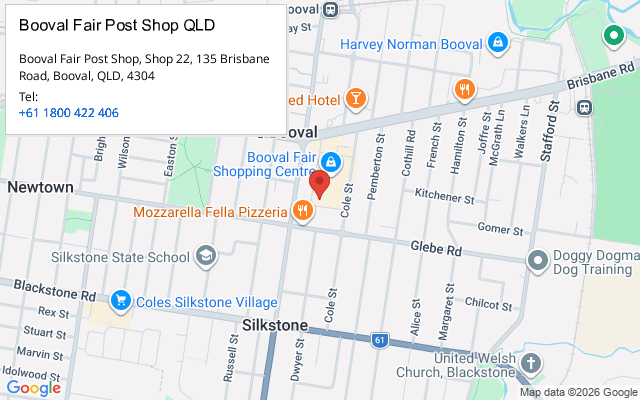 Booval Fair Post Shop QLD