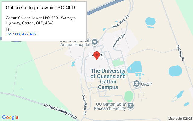 Gatton College Lawes LPO QLD